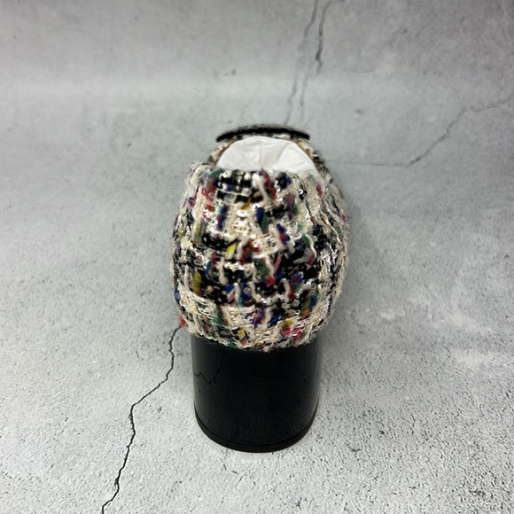 Tory Burch NWOT Gigi Tweed Pointy Toe Pump. - Picture 7 of 15